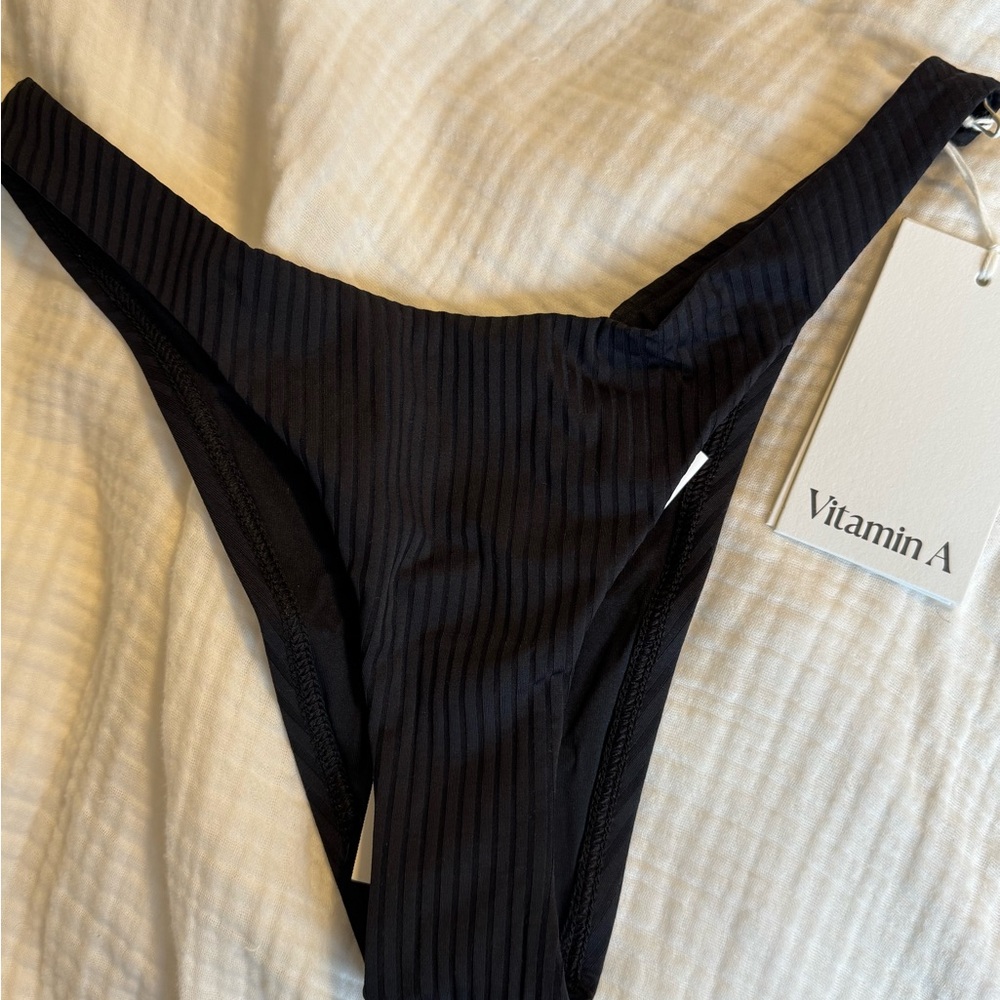 vitamin A black swim bottoms